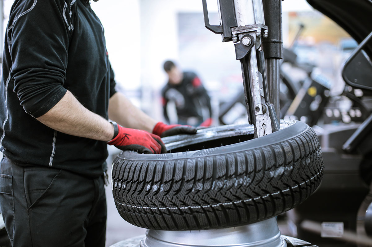 Removing Tire from Rim