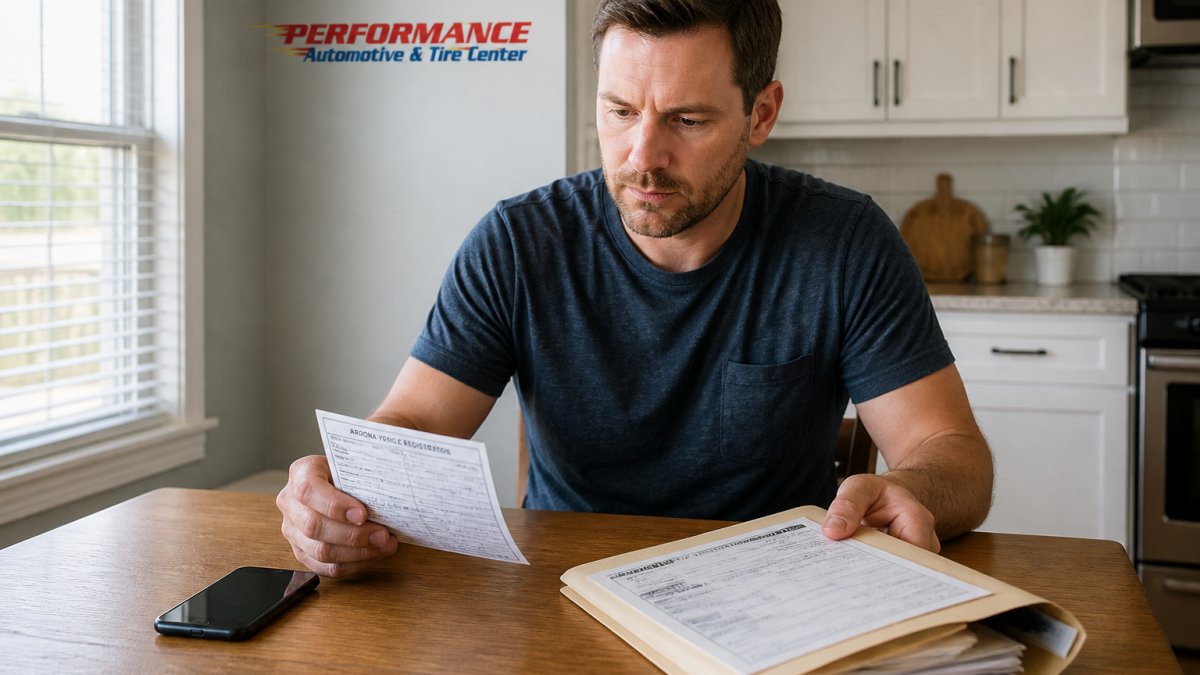 Checklist for gathering documents and vehicle records before requesting a car repair estimate over the phone